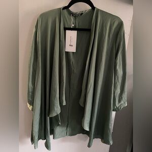 BloomChic Sage Green Lightweight Cardigan